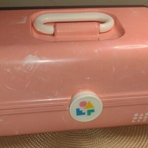 Pink Vintage Makeup Case